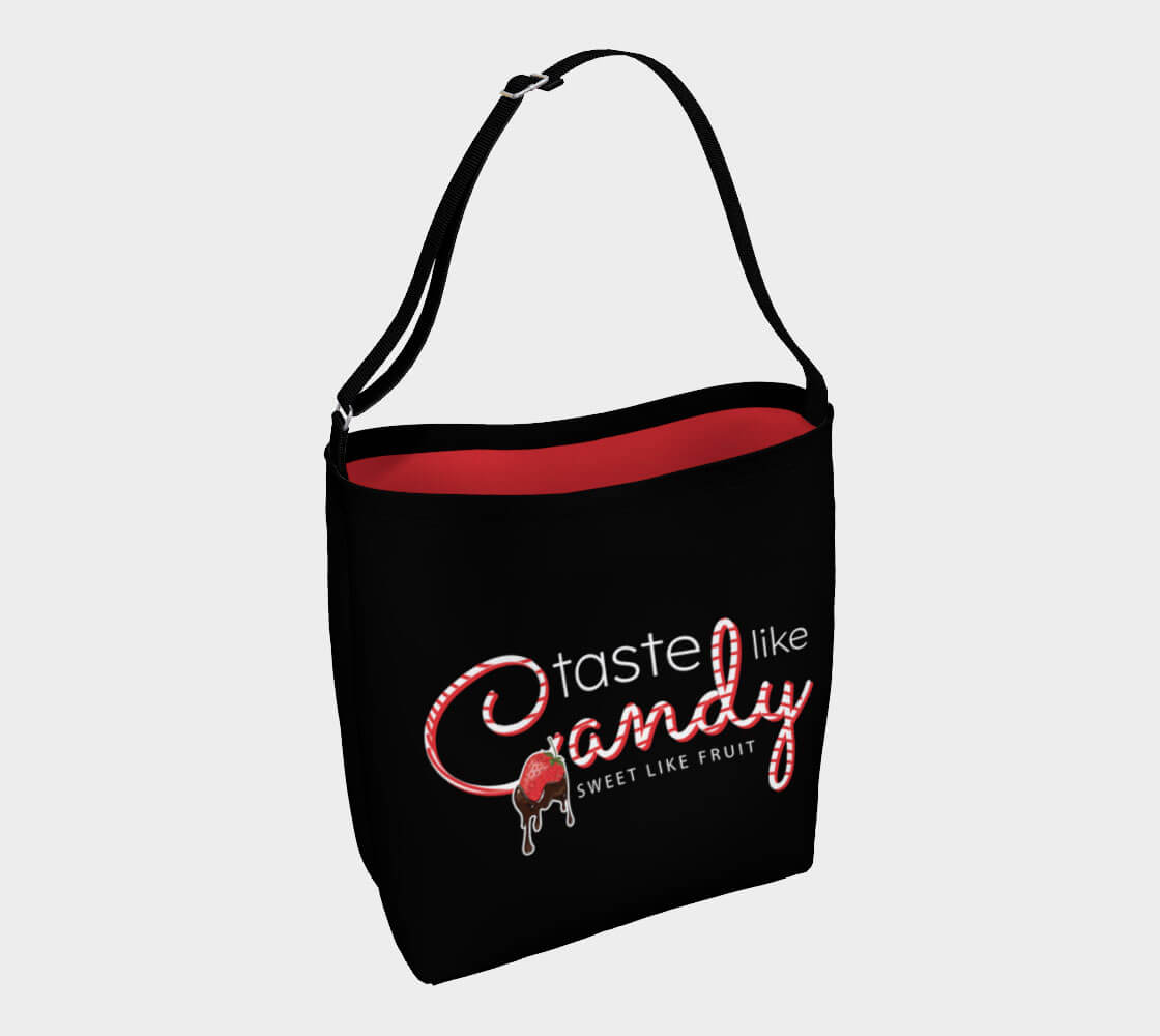 Taste Like Candy Sweet Like Fruit - Dark Blue Day Tote