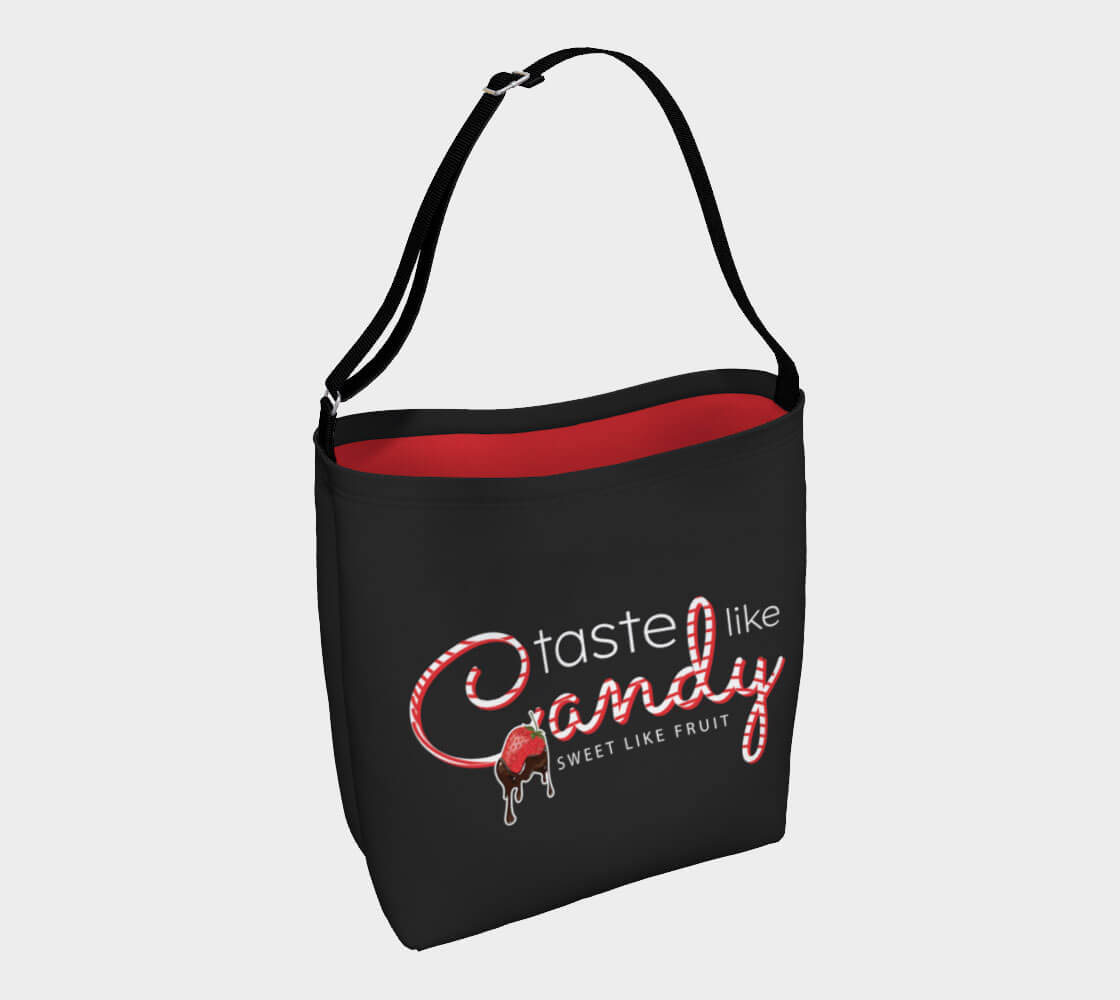 Taste Like Candy Sweet Like Fruit - Dark Blue Day Tote