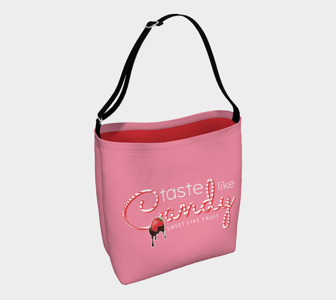 Taste Like Candy Sweet Like Fruit - Froly Pink Day Tote