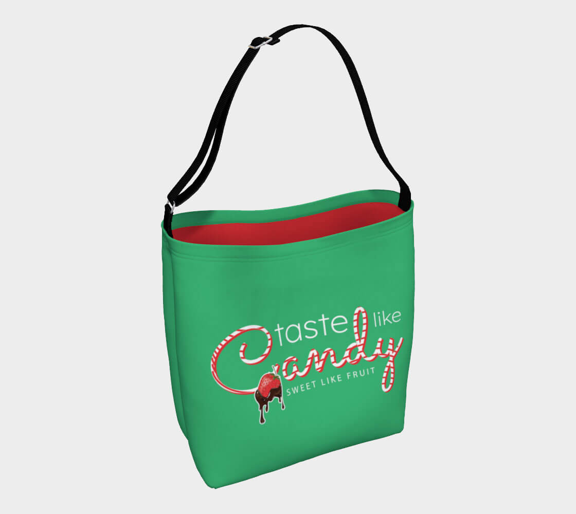 Taste Like Candy Sweet Like Fruit - Dark Blue Day Tote