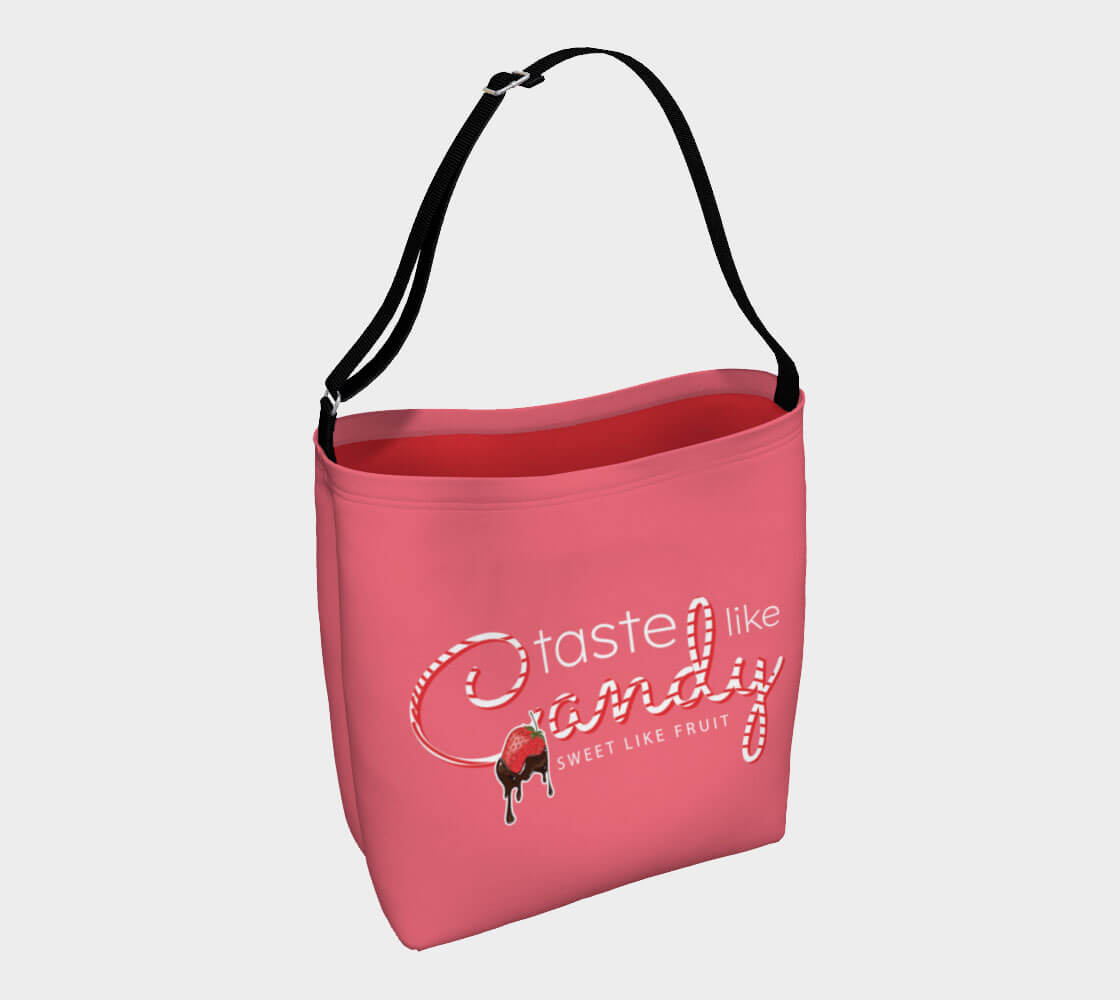 Taste Like Candy Sweet Like Fruit - Dark Blue Day Tote
