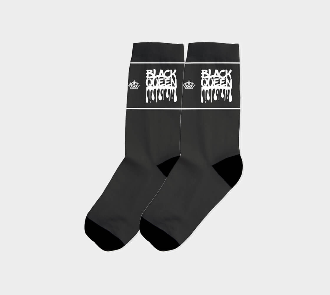 Black Queen v1 (dark) Socks