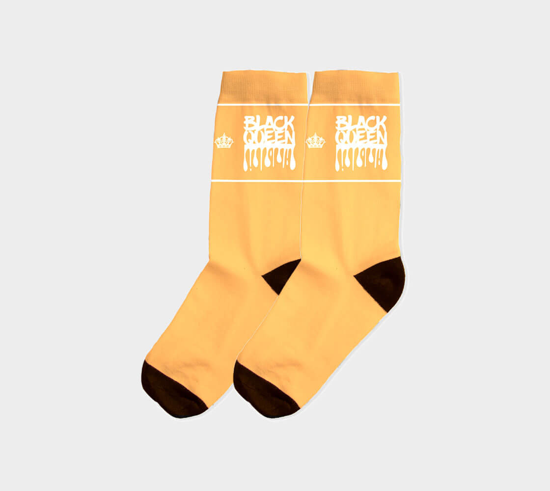 Black Queen v1 Light - Rajah/White Socks