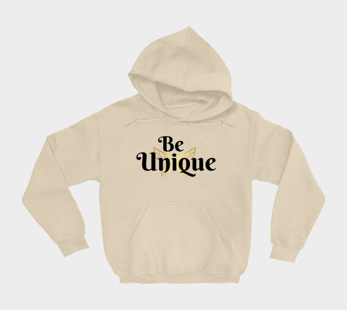 Be Unique - Sand hoodie