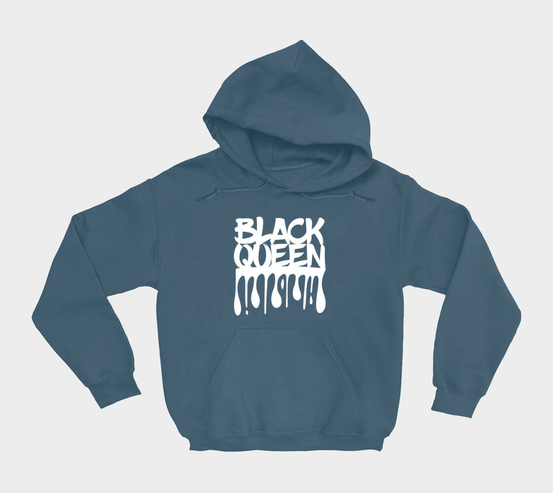 Black Queen - Indigo hoodie