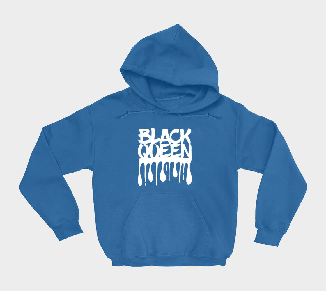 Black Queen - Royal Blue hoodie