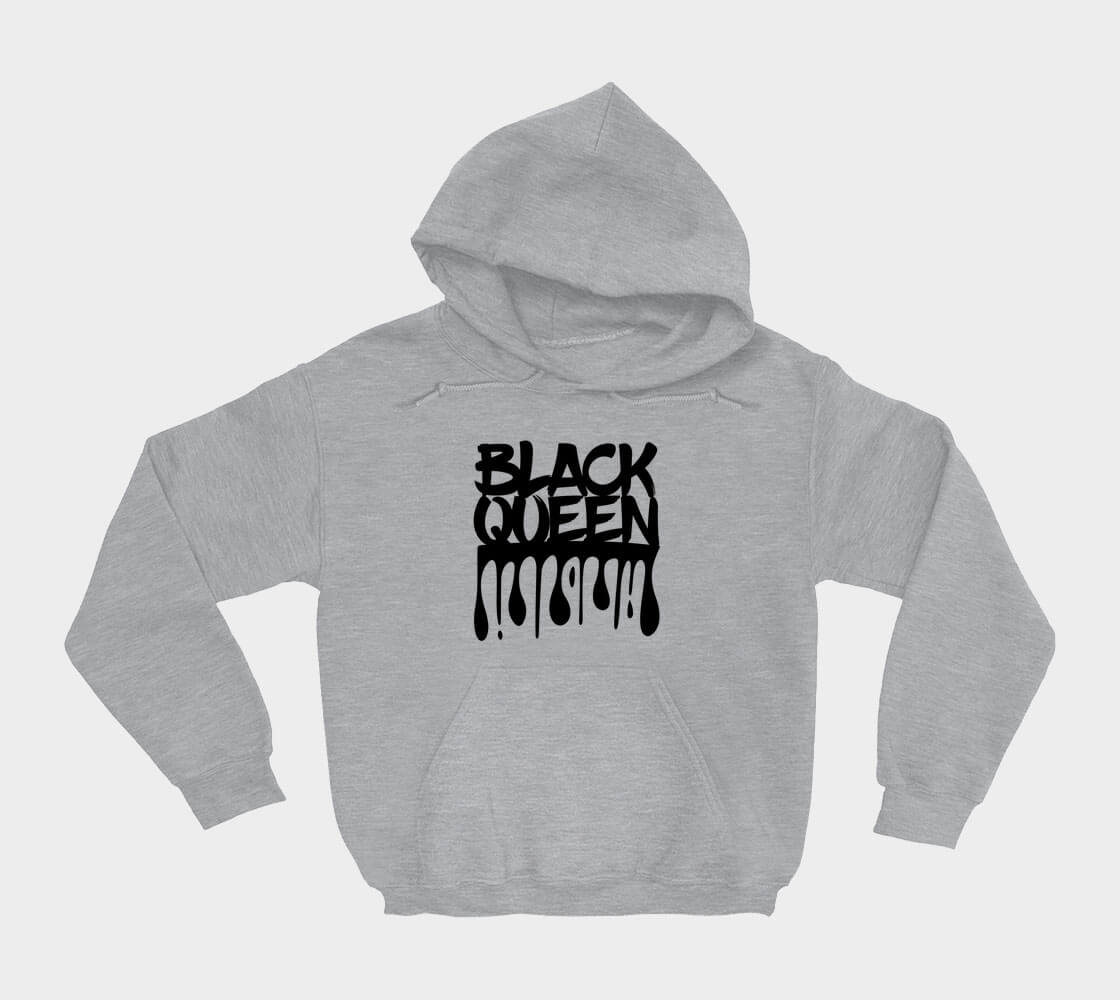 Black Queen - Sport Grey hoodie