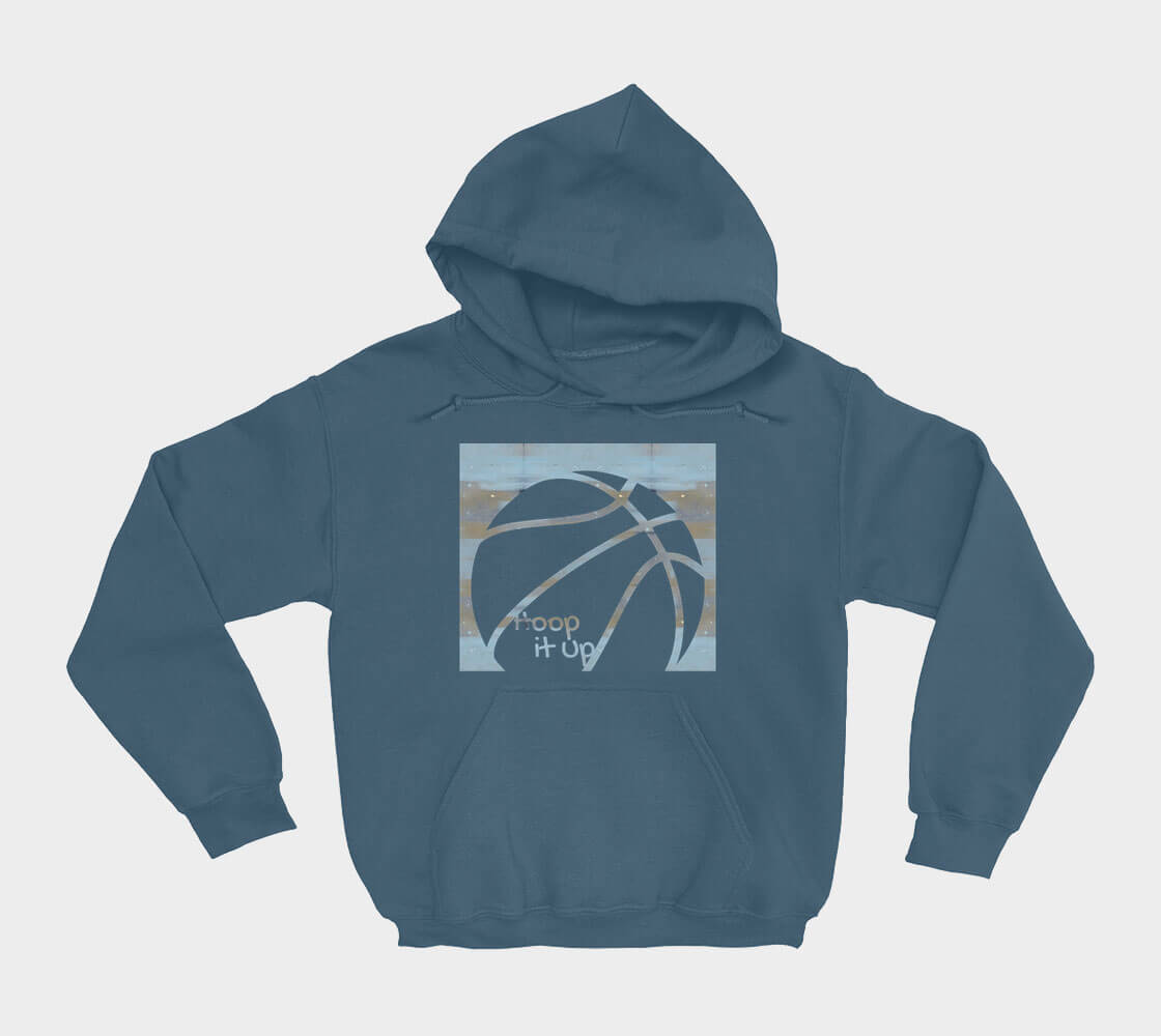 Hoop it Up Cam - Indigo hoodie