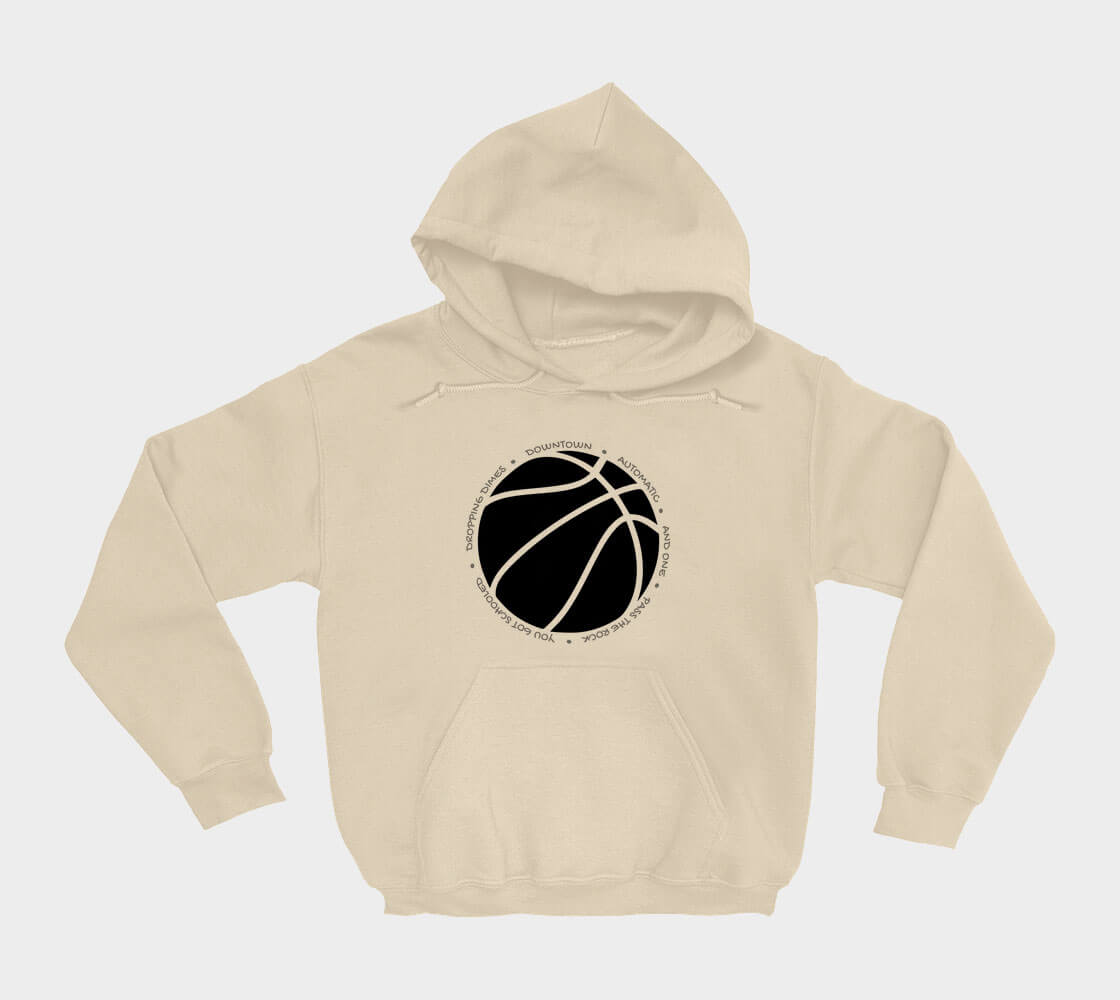 Hoop it up Trash Talk - Sand hoodie