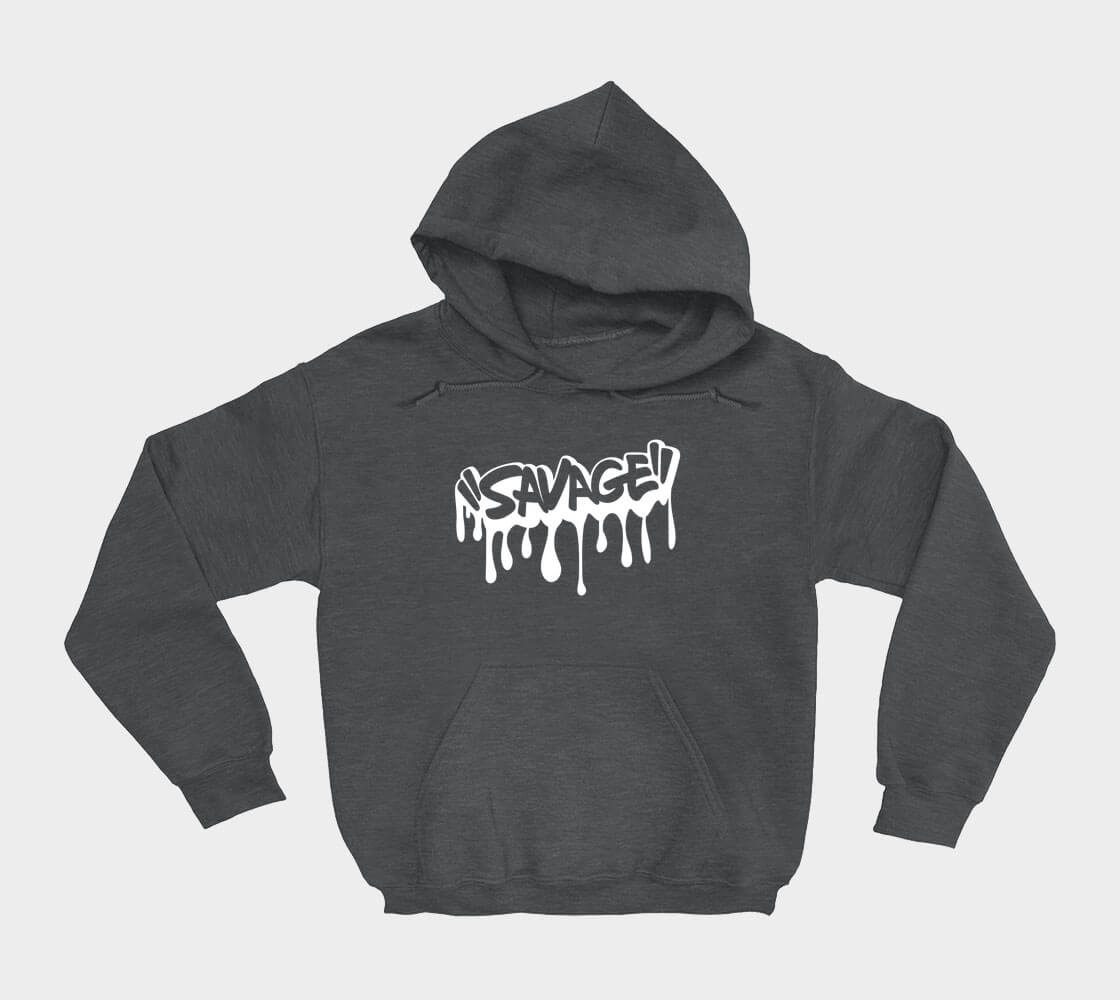 Savage - Dark Grey hoodie