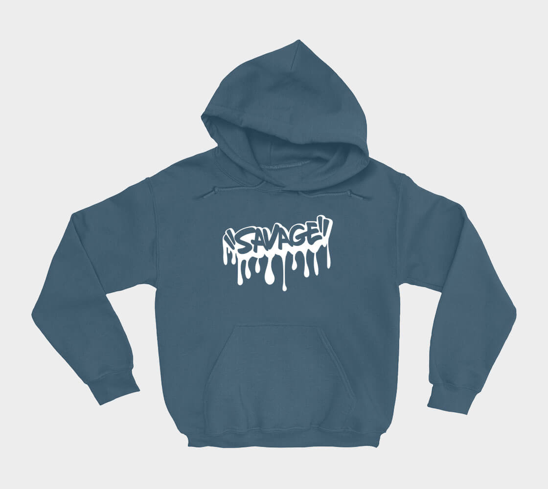 Savage - Indigo hoodie