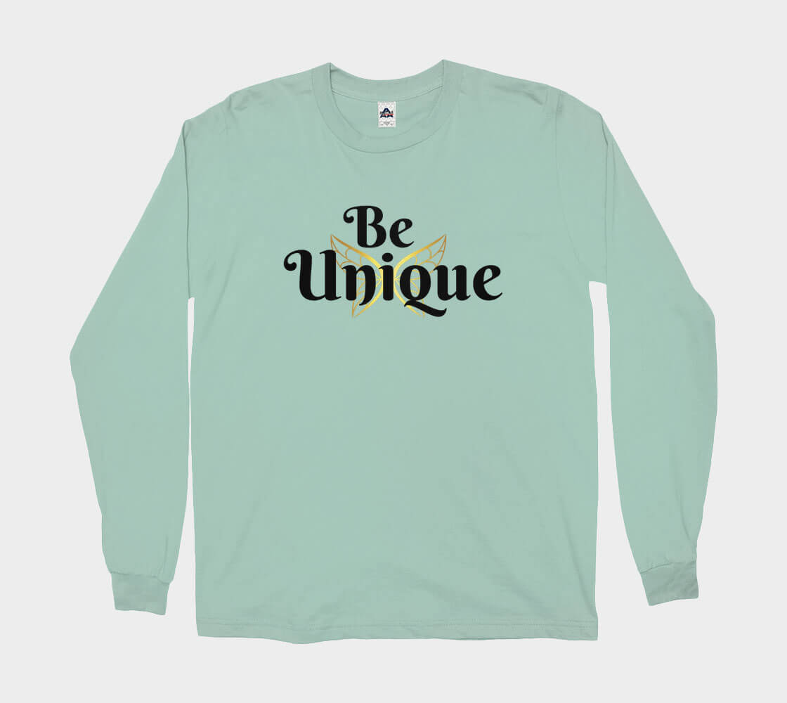 Be Unique - Celadon long sleeve Tee