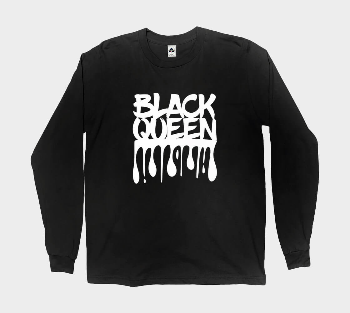 Black Queen Long Sleeve Tee