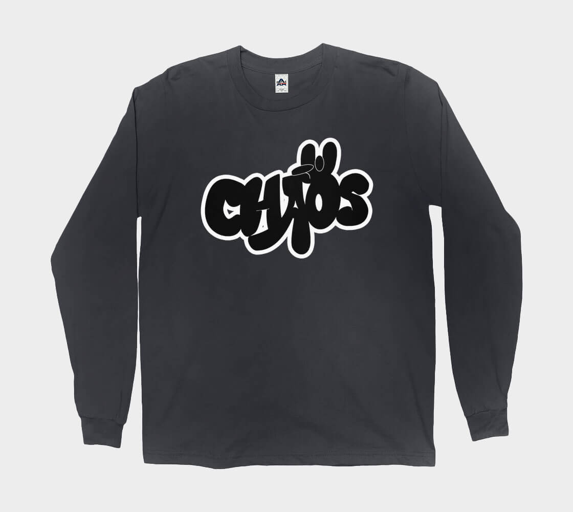Chaos - Black long sleeve Tee