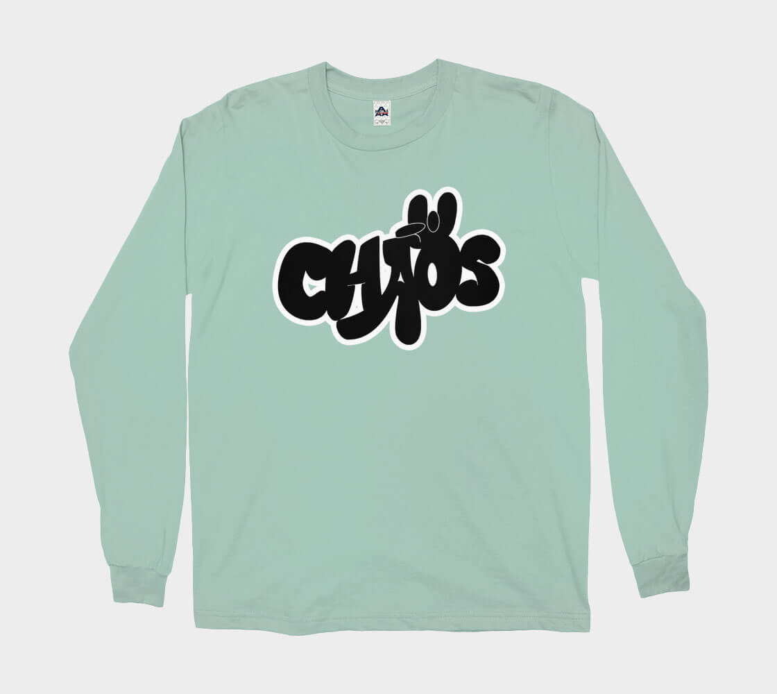 Chaos - Celadon long sleeve Tee