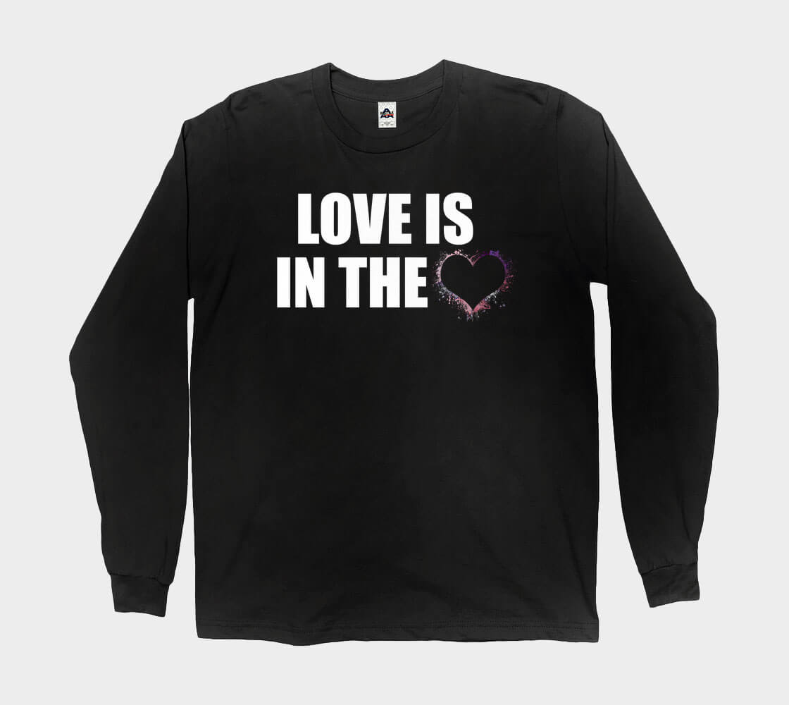 Love is in the Heart Silhouette v2 Long Sleeve Tee