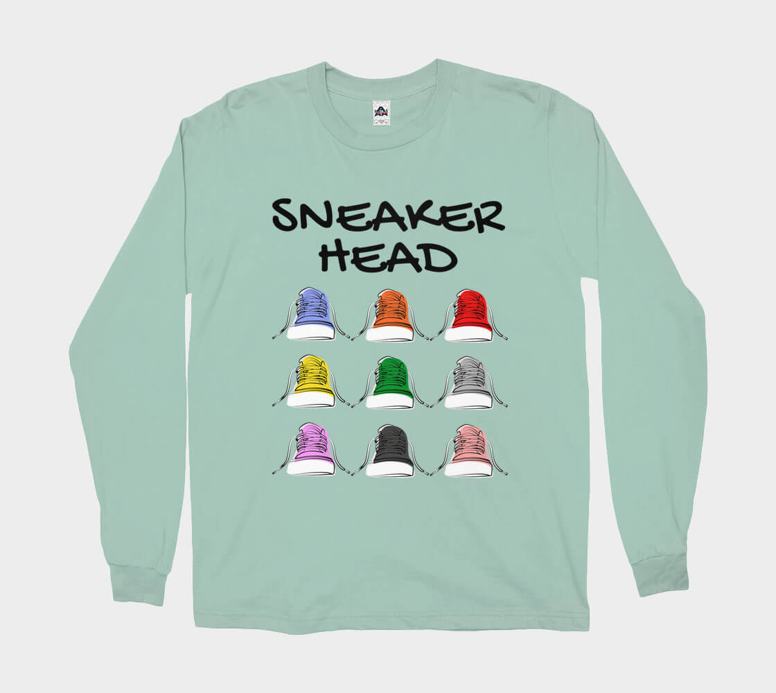 Sneakerhead v1 - Celadon long sleeve Tee