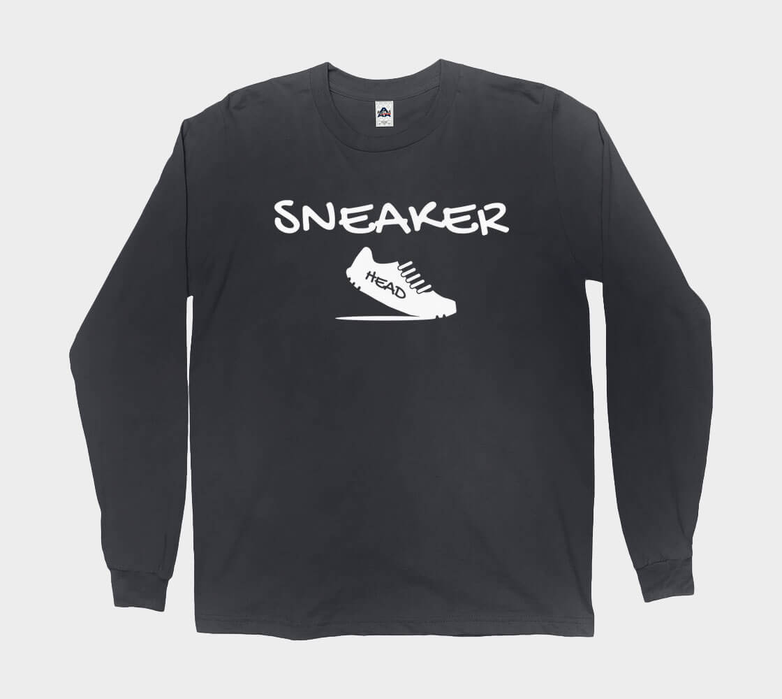 Sneakerhead v2 - Black long sleeve Tee