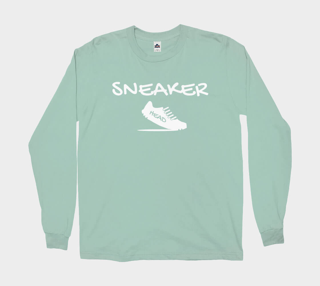 Sneakerhead v2 - Celadon long sleeve Tee