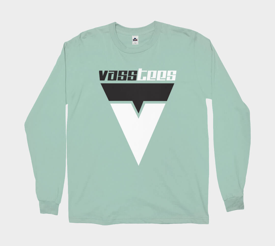 VassTee Classic v1 - Celadon long sleeve Tee