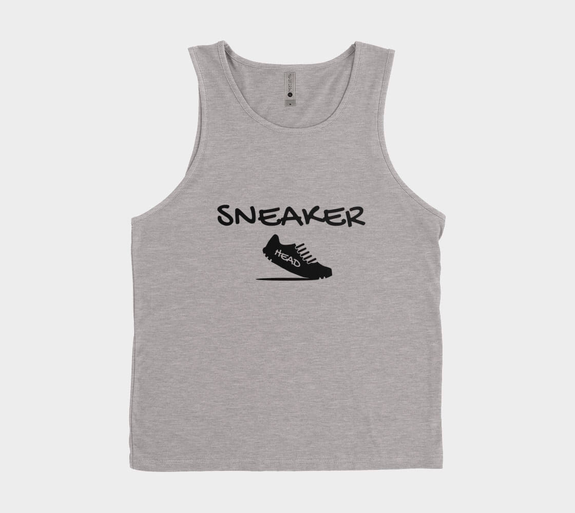 Sneakerhead v2 - Dark Heather Tank Top.