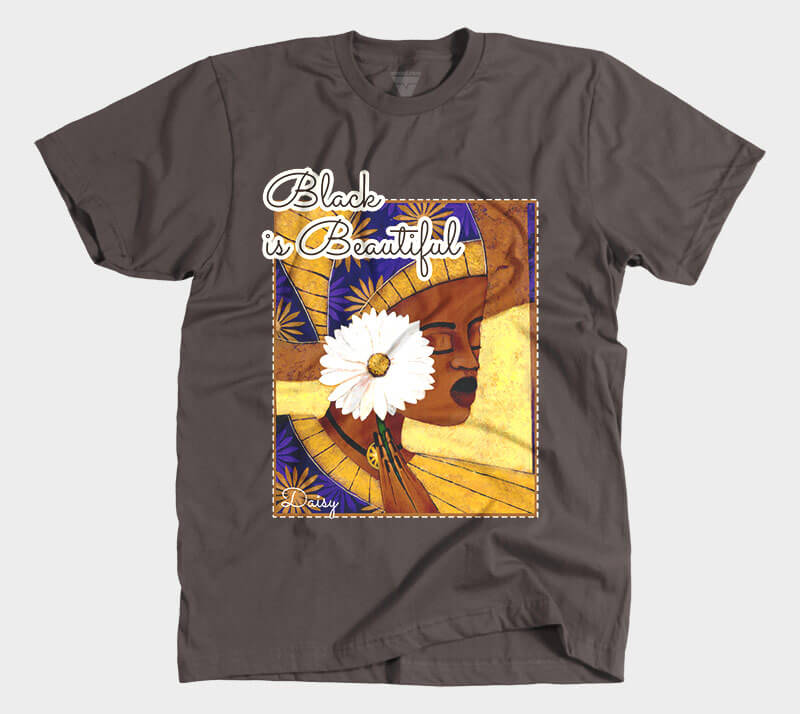 Black is Beautiful - Chocolate tee