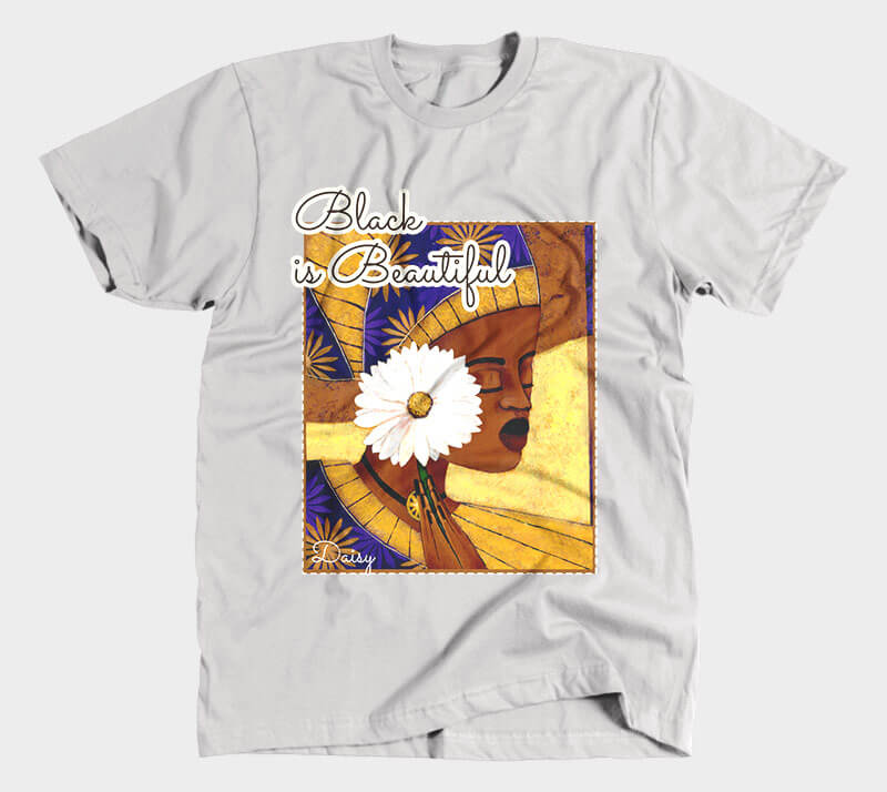 Black is Beautiful - Heather Grey tee