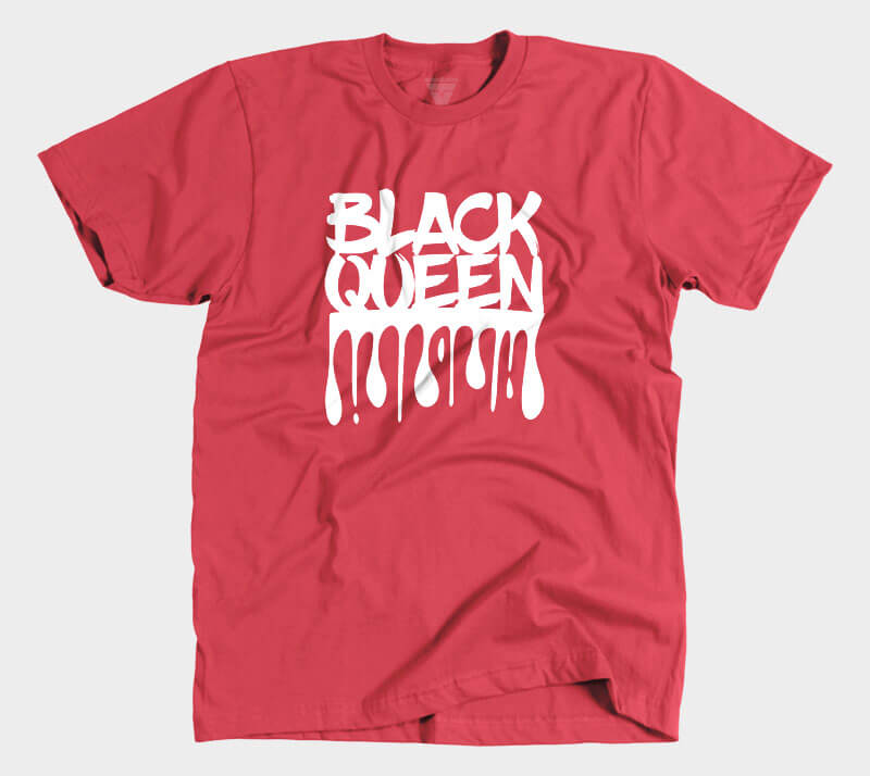 Black Queen - Red tee