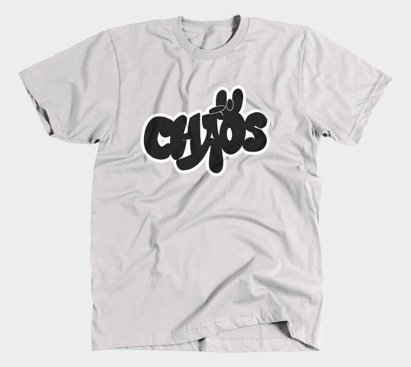 Chaos - Heather Grey tee