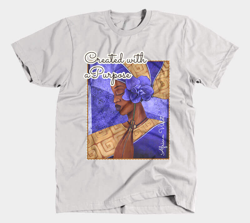 Created with a Purpose - Heather Grey Tee.