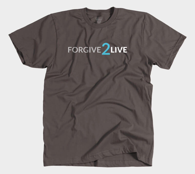 Forgive 2 Live - Chocolate Tee.