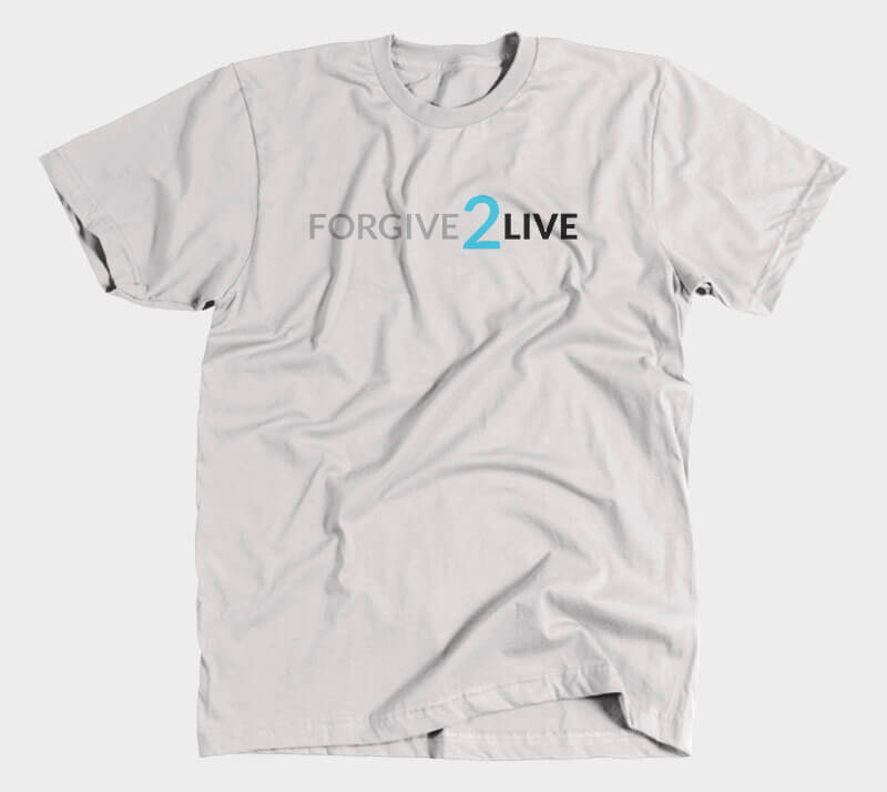 Forgive 2 Live - Heather Grey Tee.