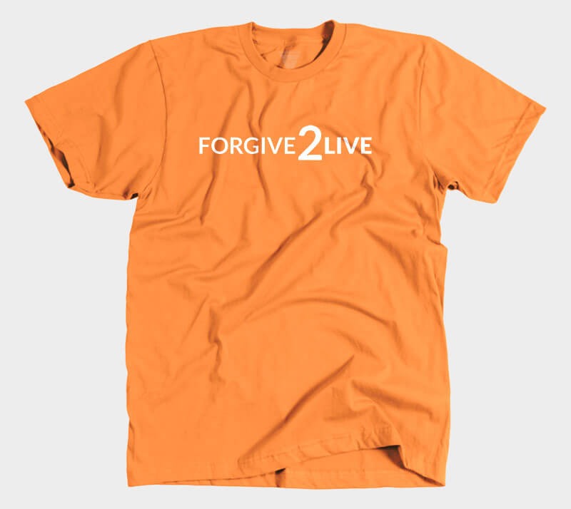 Forgive 2 Live - Orange Tee.