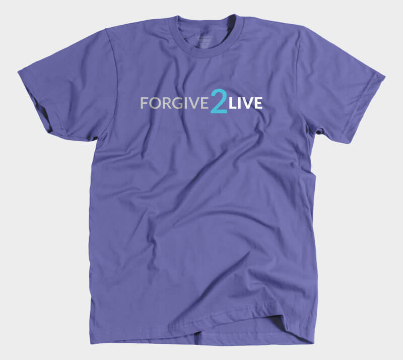 Forgive 2 Live - Purple Tee.