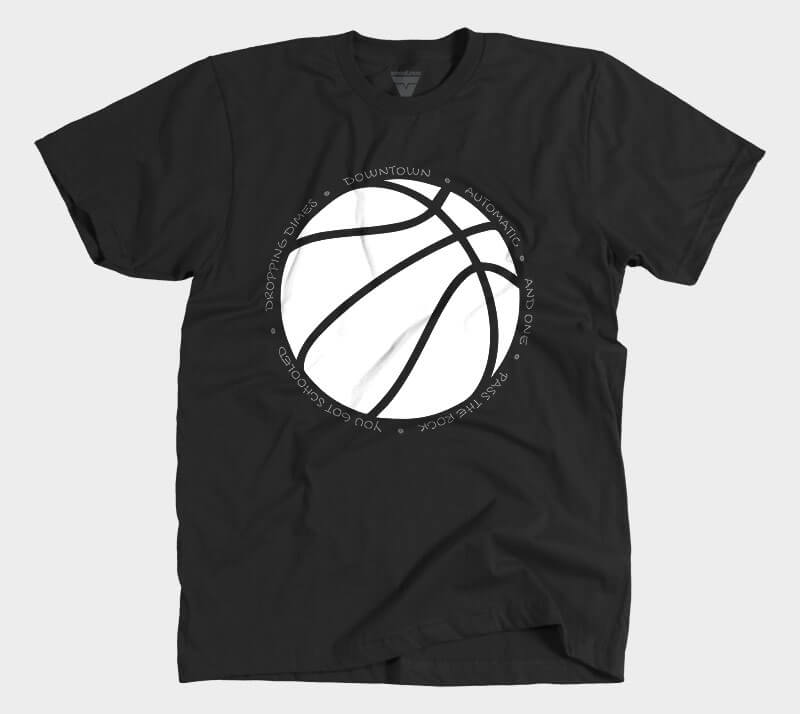 Hoop it Up - Trash Talk - Black tee