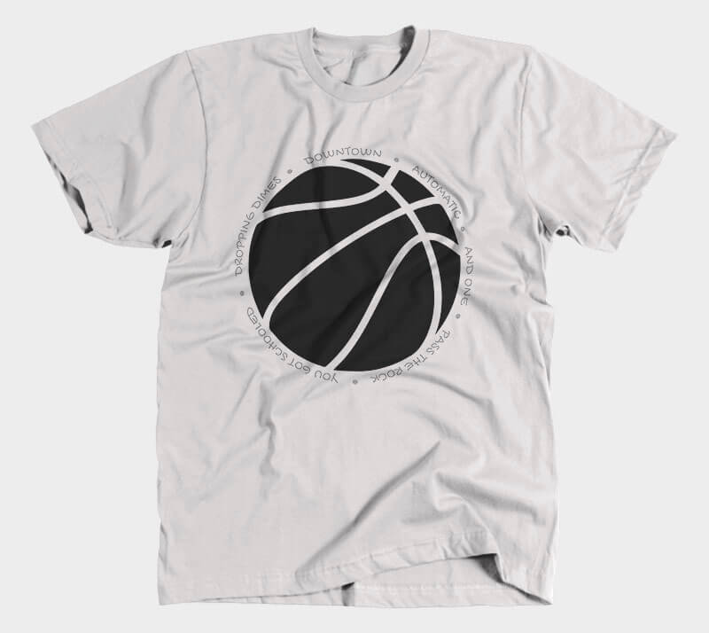 Hoop it Up - Trash Talk - Heather Grey tee