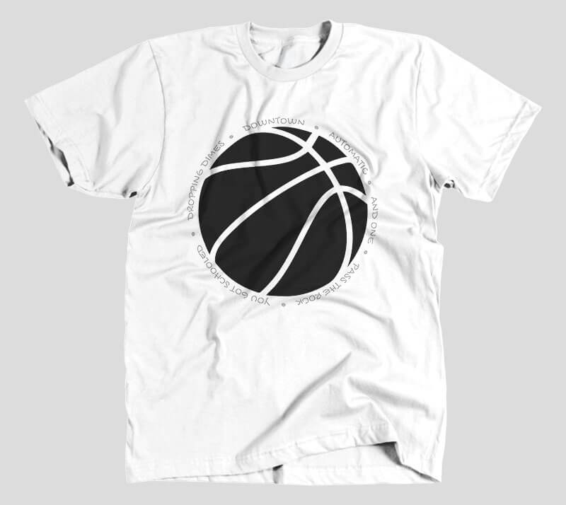 Hoop it Up - Trash Talk - White tee
