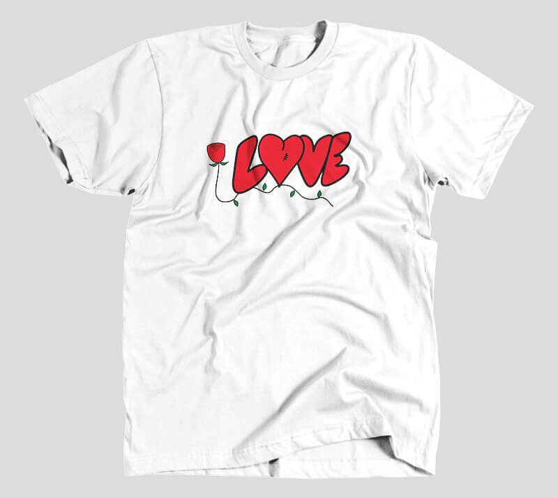 Love - White tee