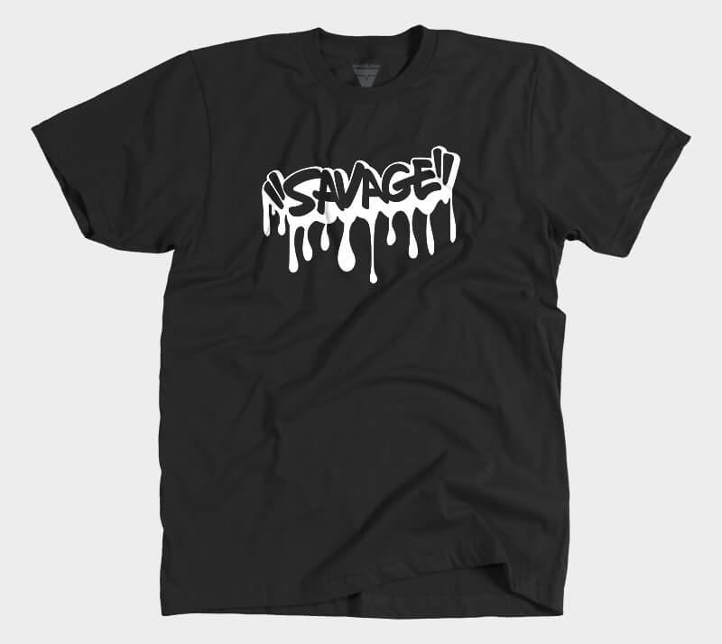 Savage - Black tee.