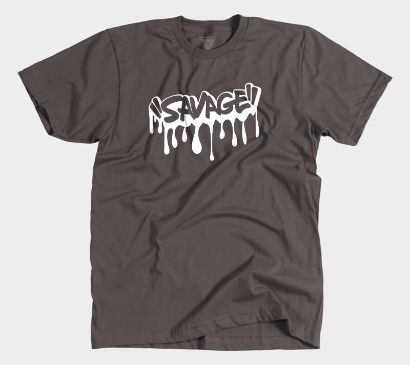 Savage - Chocolate Tee.