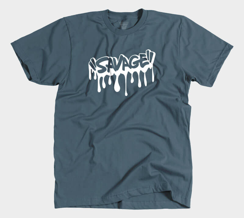 Savage - Indigo Tee.