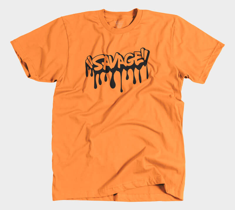 Savage - Orange Tee.