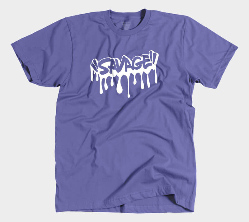Savage - Purple Tee.