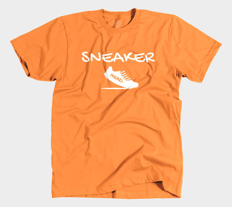 Sneakerhead v2 - Orange tee