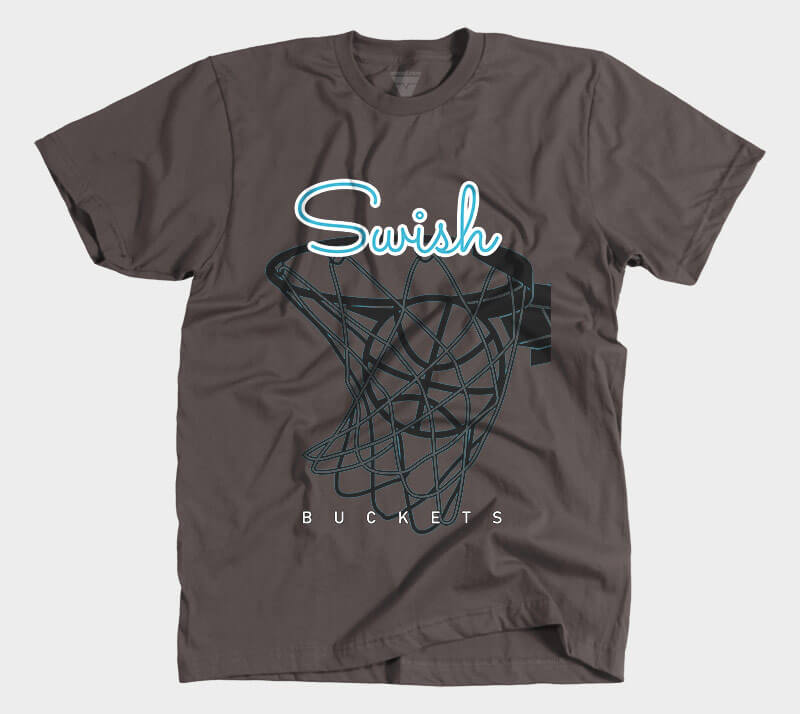 Swish - Chocolate Tee.