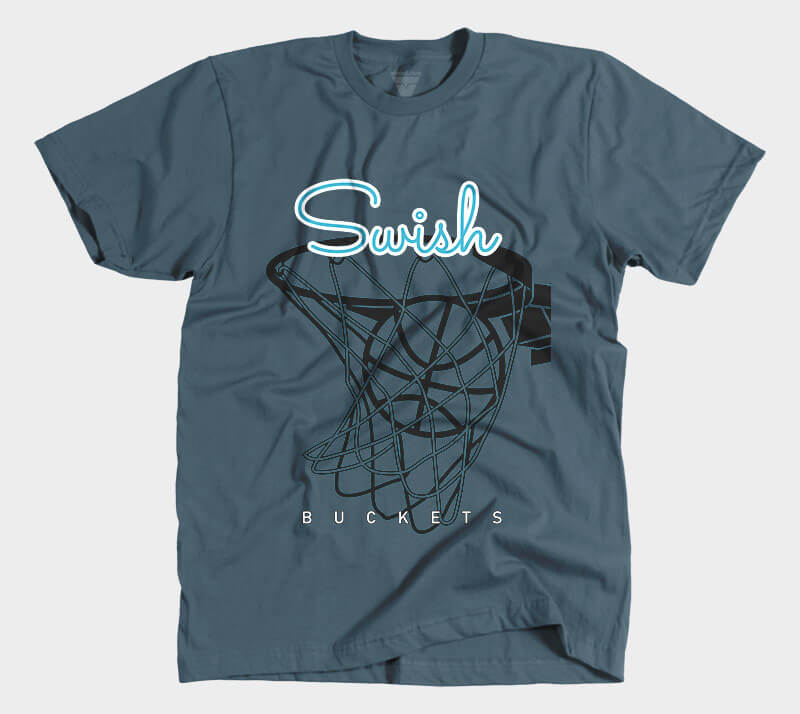 Swish - Indigo Tee.