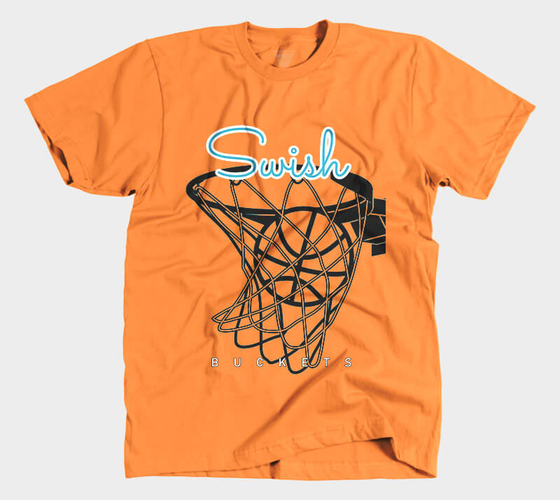 Swish - Orange Tee.
