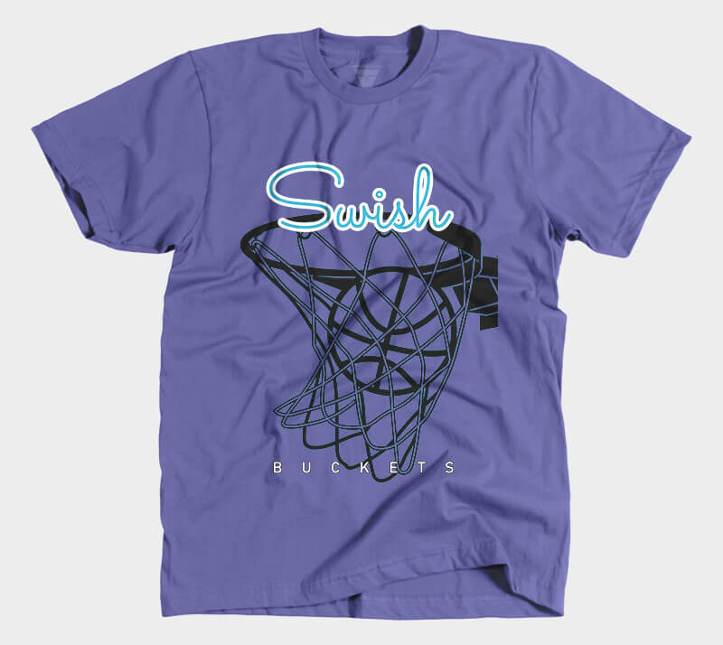 Swish - Purple Tee.