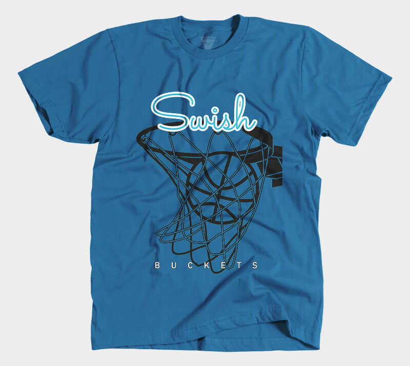 Swish - Royal Blue Tee.