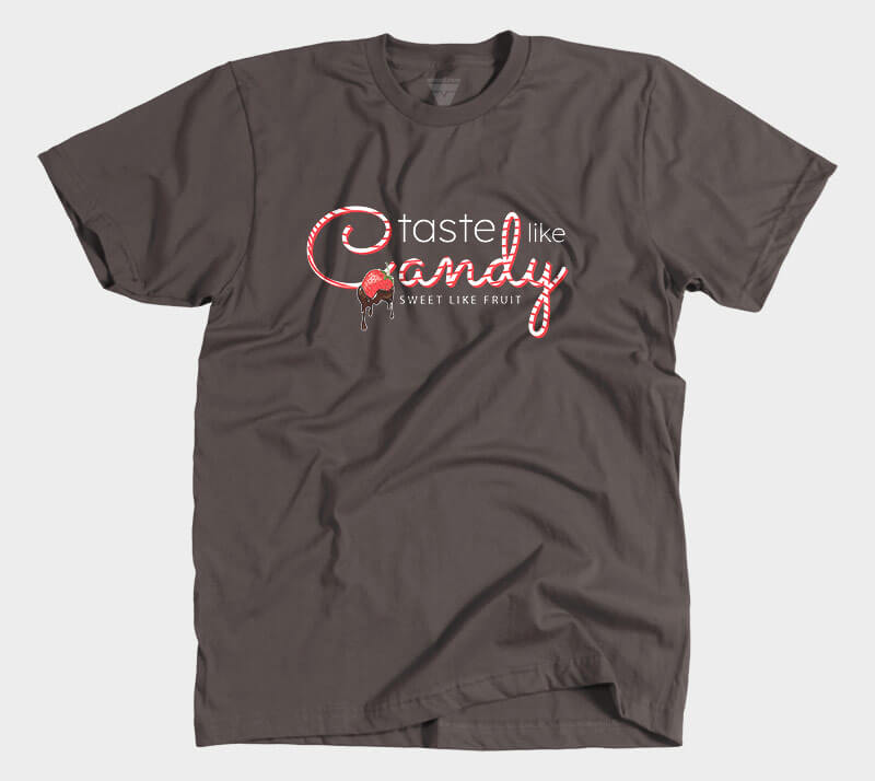 Taste Like Candy Sweet Like Fruit - Black tee